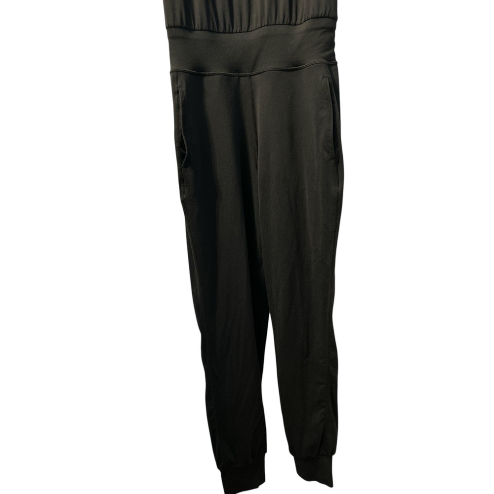 Sweaty Betty Gary Soft Yoga Casual Sleeveless Jogger Black Jumpsuit Size Small - Picture 10 of 12